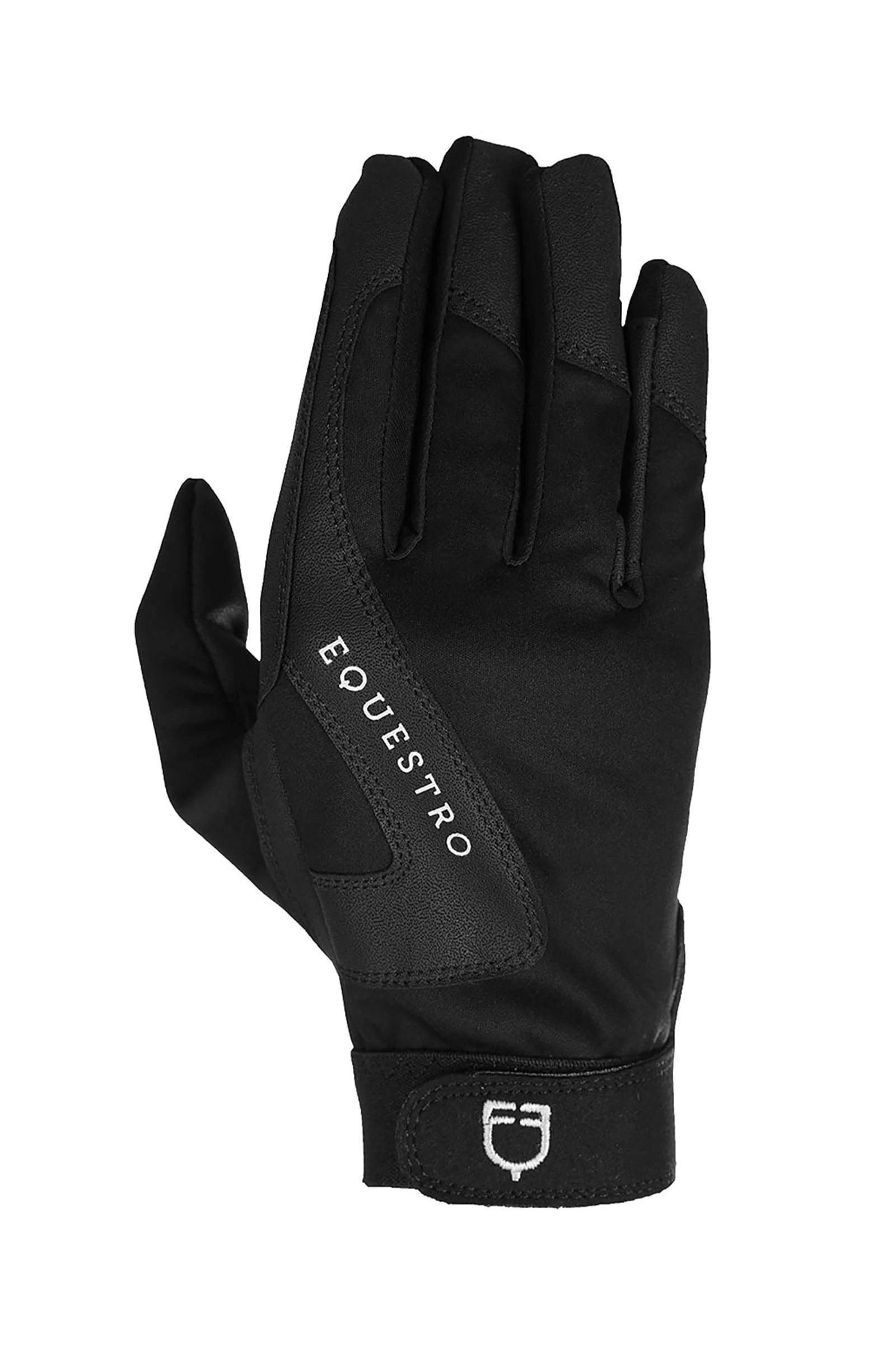 ridehansker teknisk materiale med fleecefĂŽr Black XL