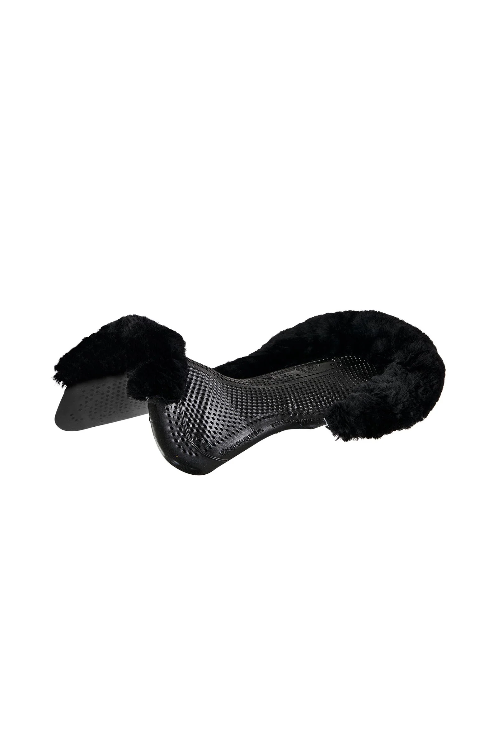 terapeutisk Just Gel pad med sauefellutskjæring Black/Black M