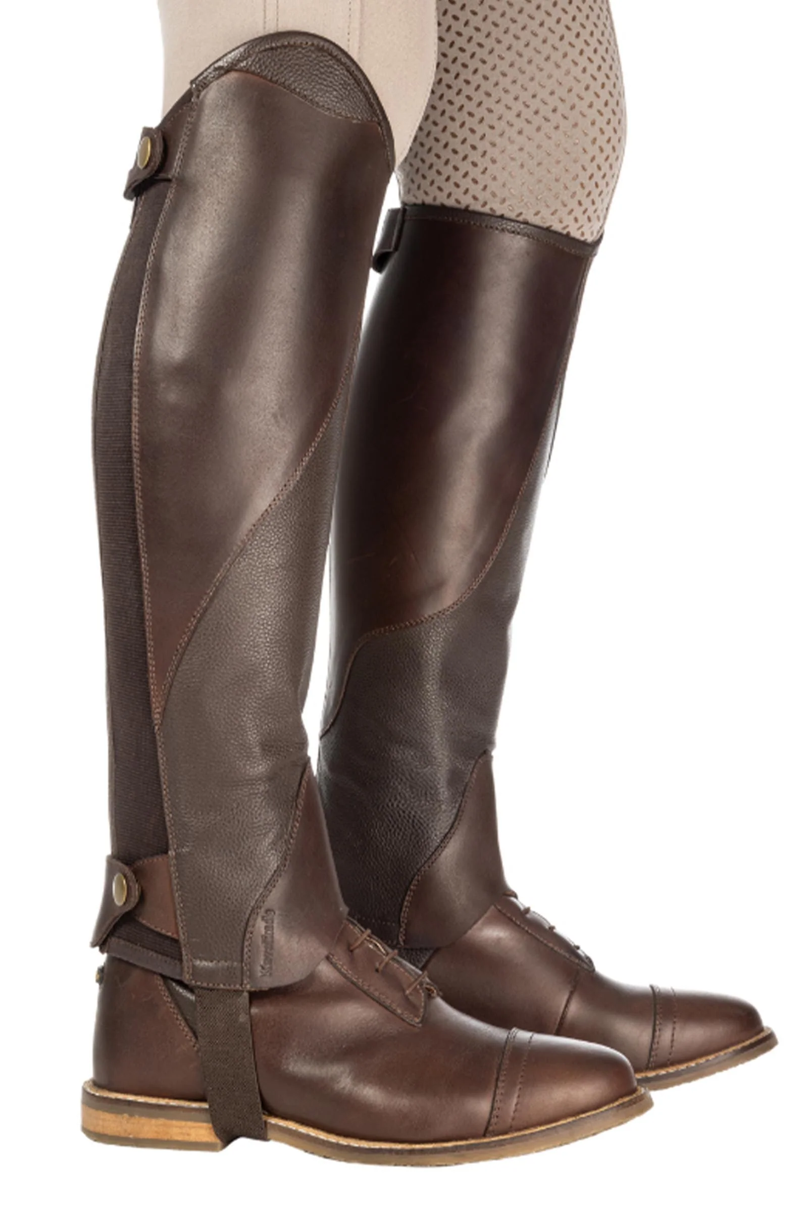 Tiberius lær mix chaps Brown/Brown ML