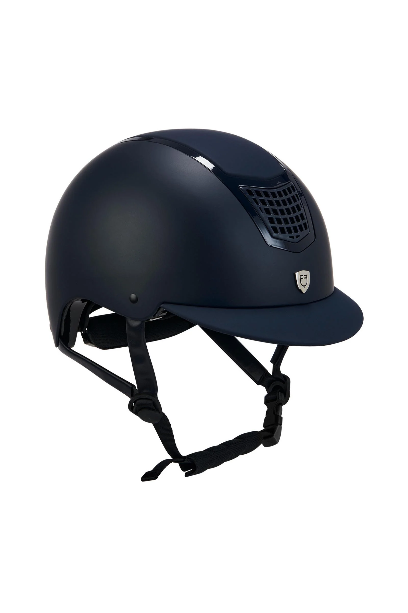 ridehjelm ultralett med blank ramme, sertifisert EN 1384:2023 Navy/Navy 53-55
