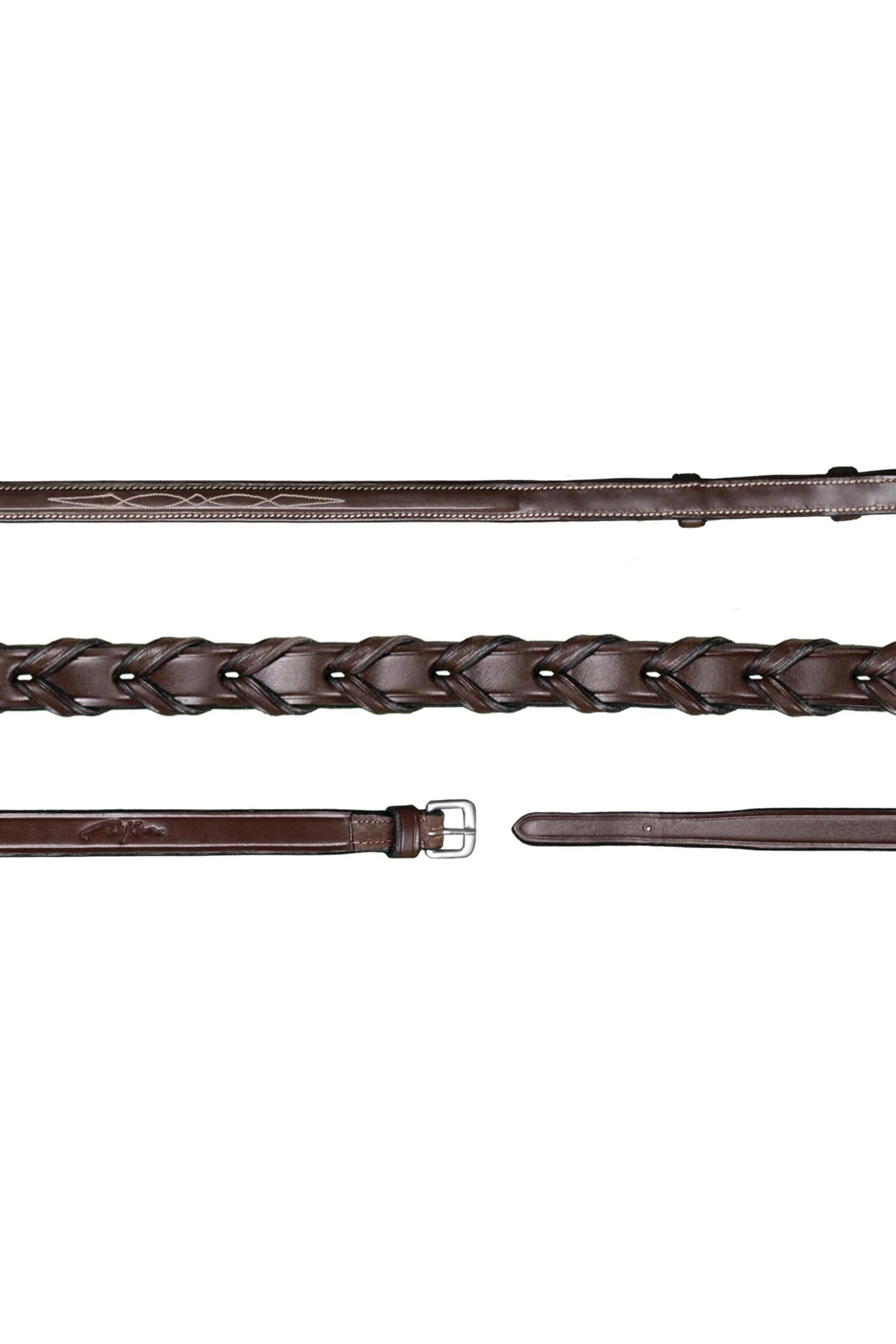 US-Collection flettede tøyler 16 mm Brown F