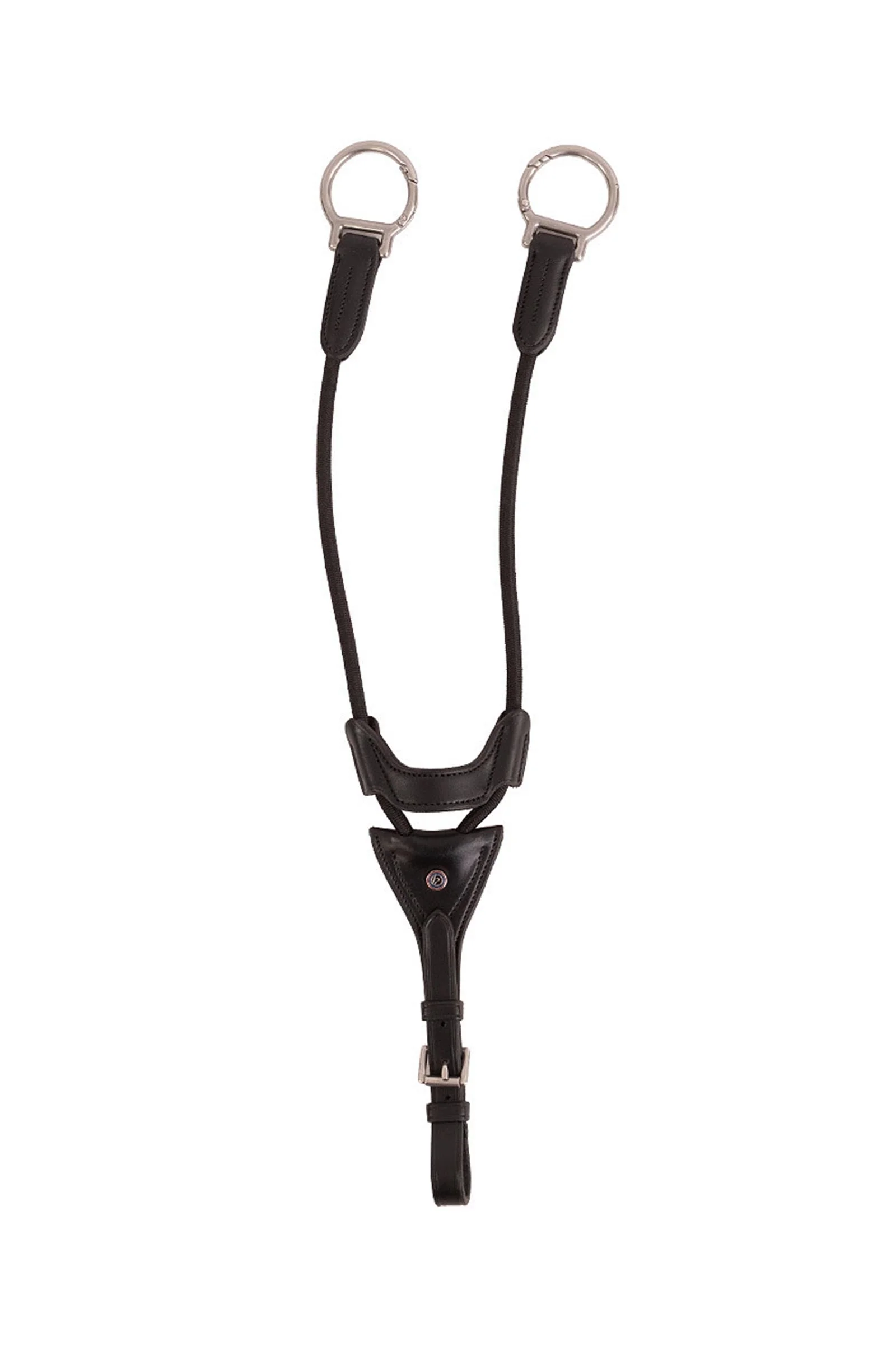 Valkenswaard Elastisk løpende martingal Attachment Black/Silver F