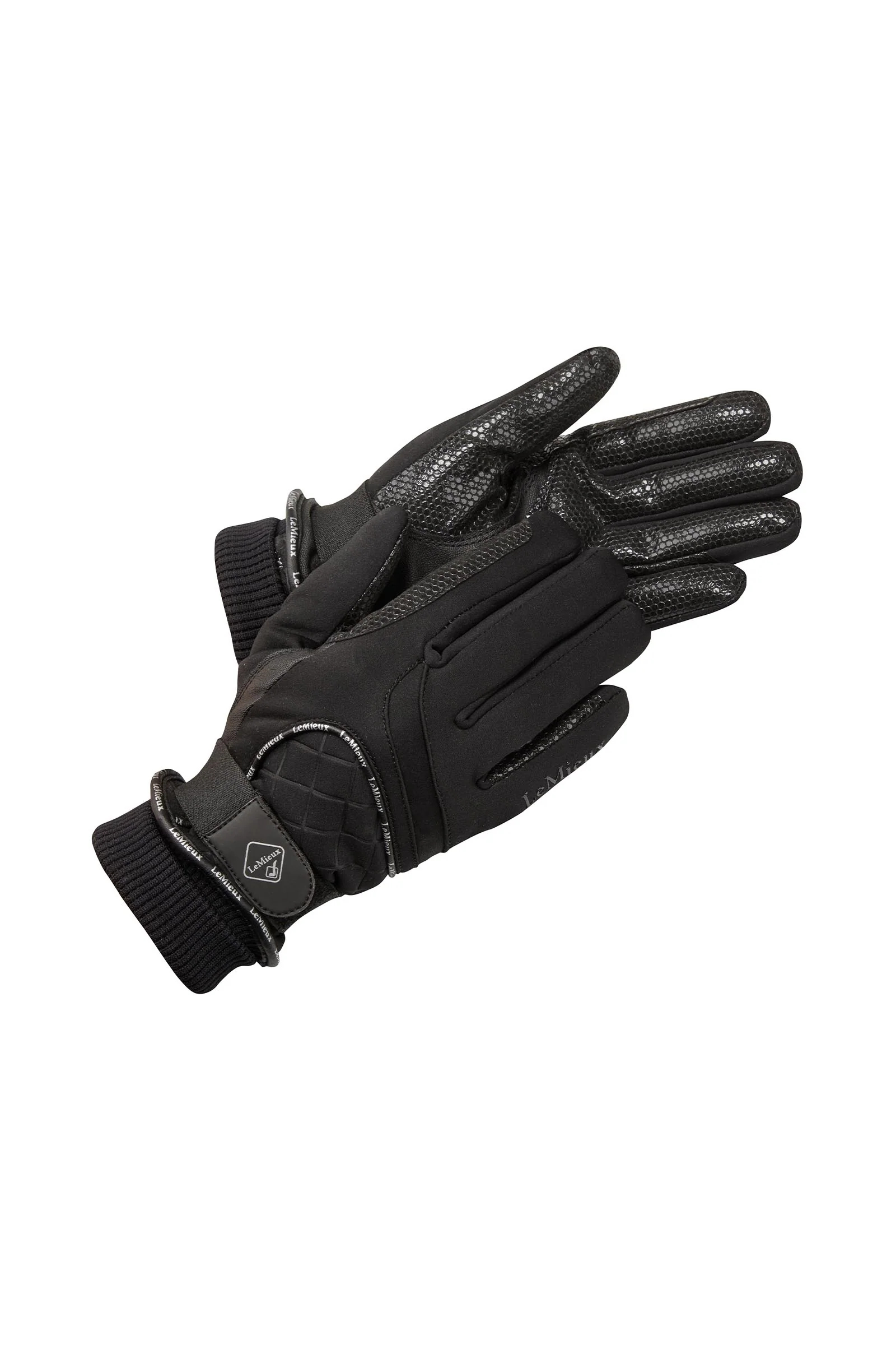 Vanntette Lite ridehansker Black XS