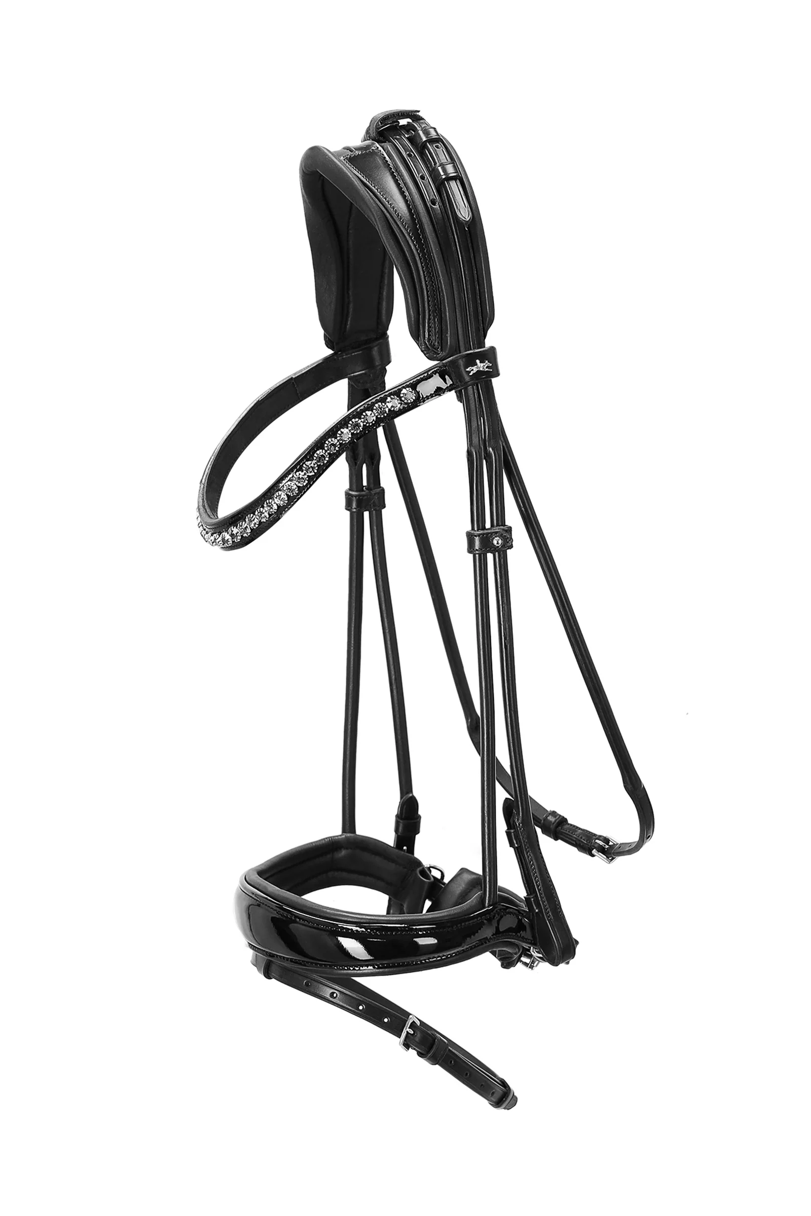 Westminster hodelag black/patent/silver F