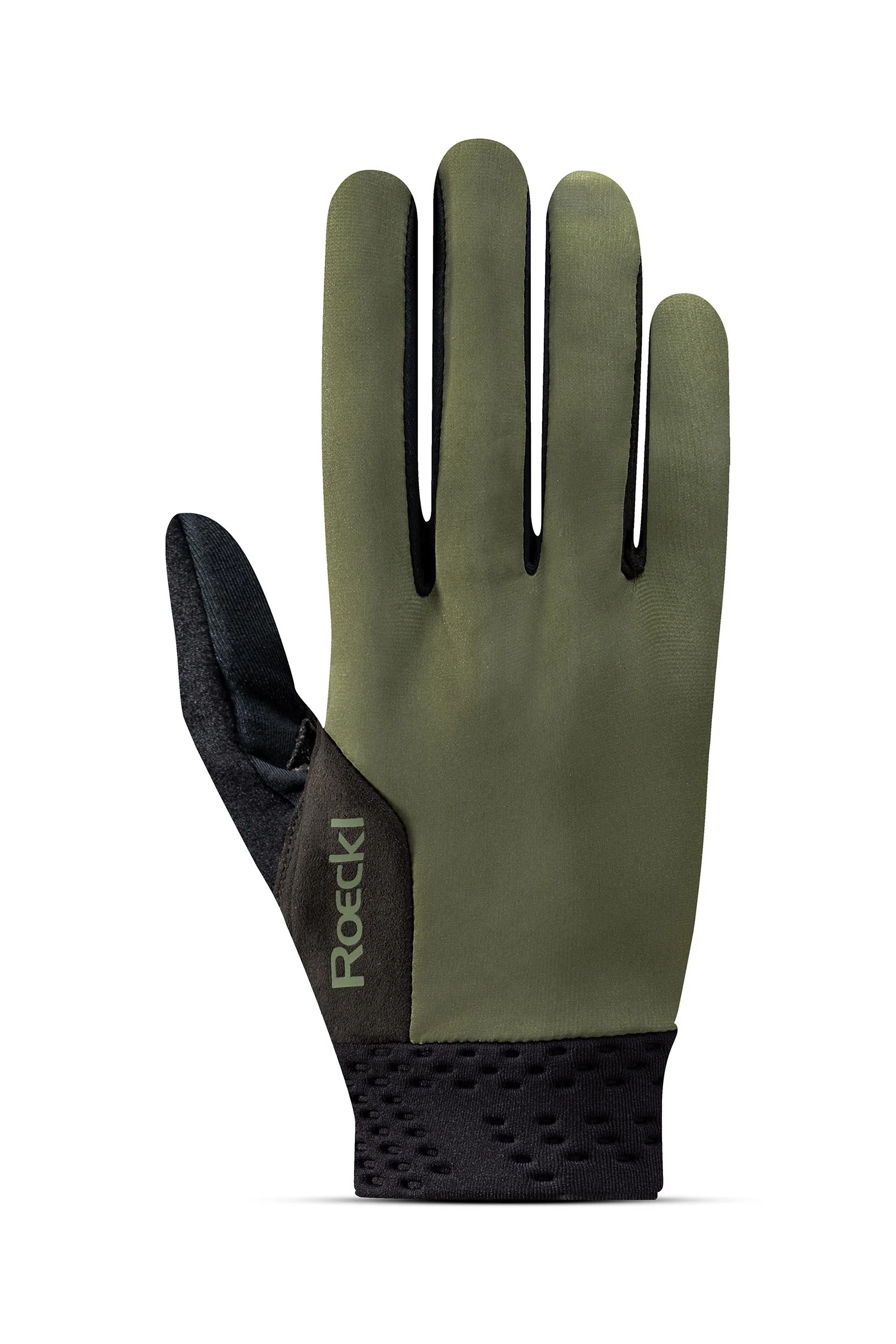 Wolfach Vinterridehansker Olive Reflective 6,5