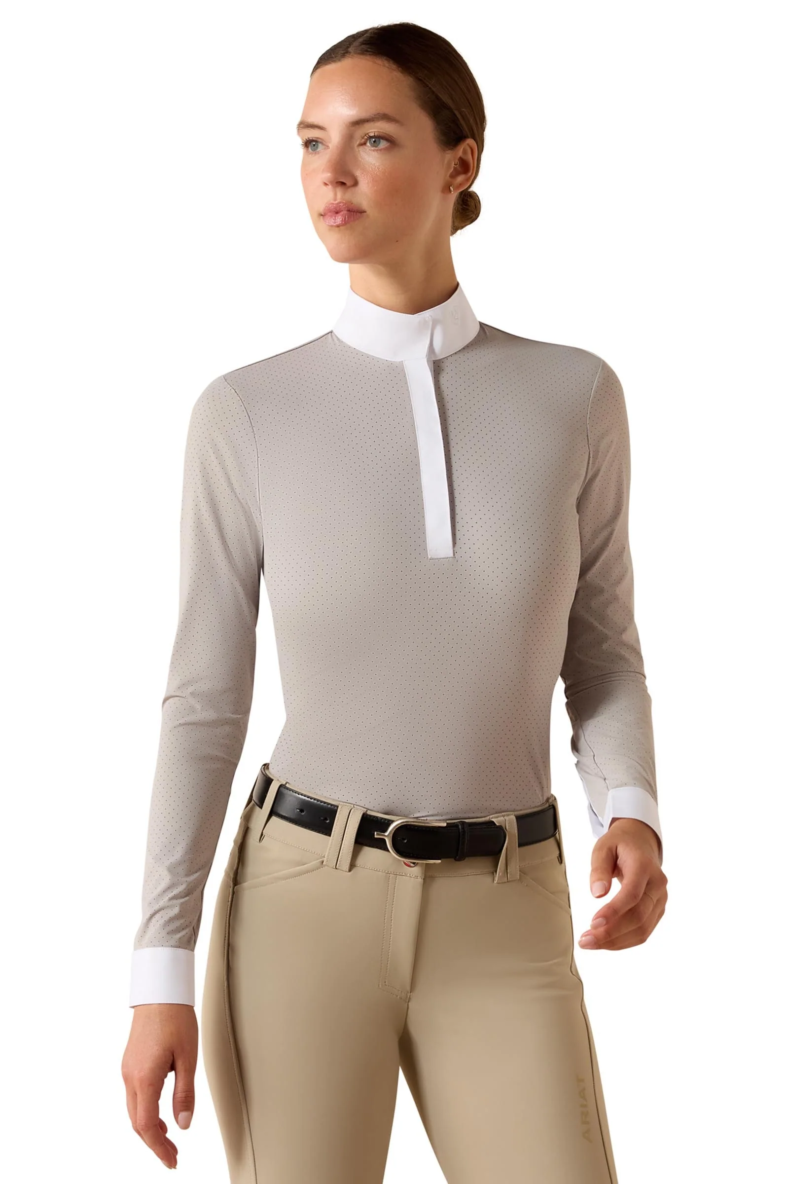 Dame Breathe stevneskjorte Show Grey XS