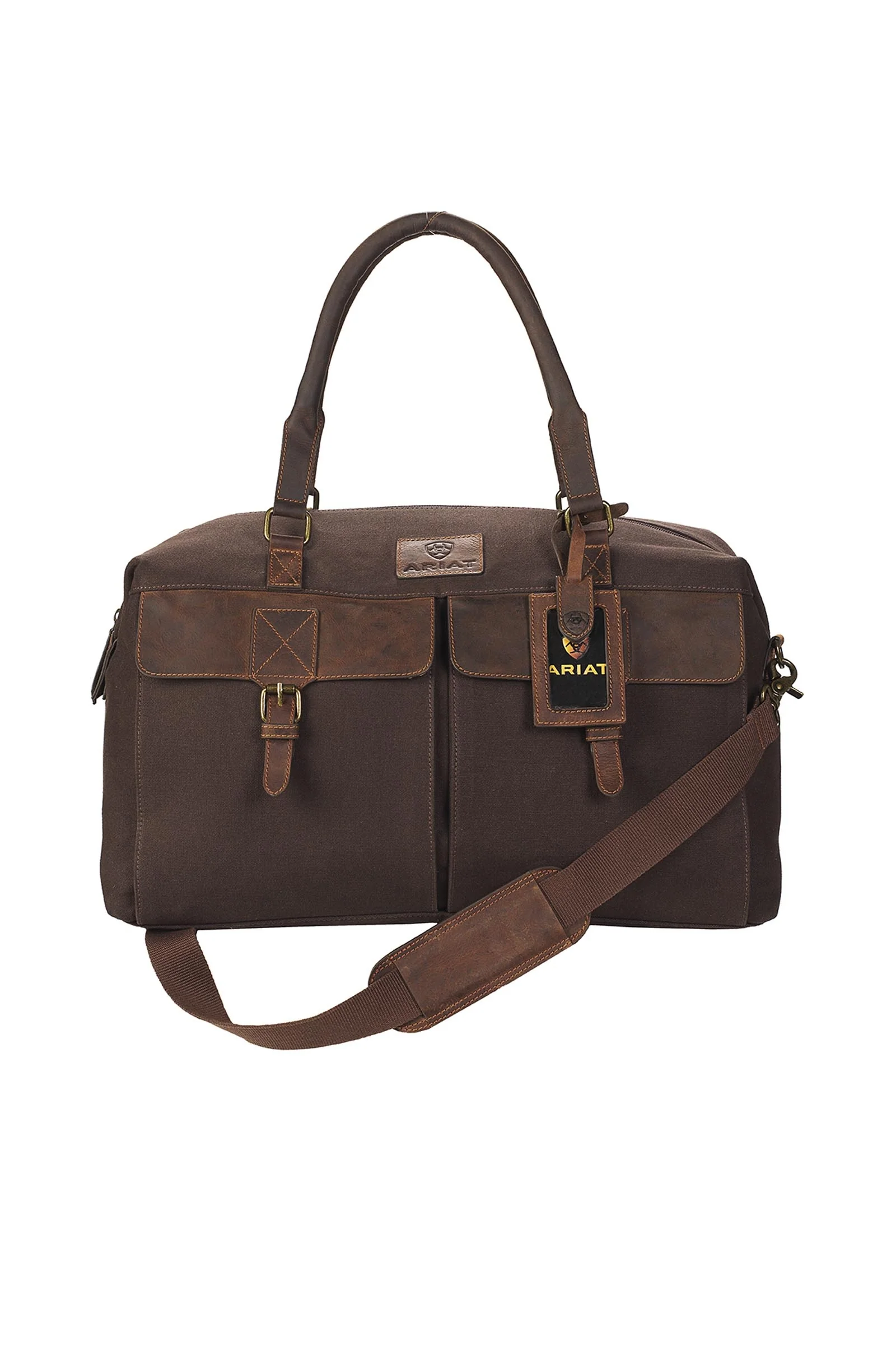 Dame canvas duffelbag Brown Én størrelse