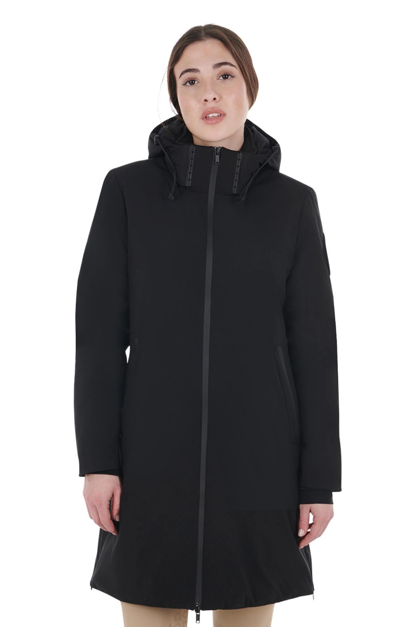 damedunkåpe vannavvisende og vindtett Black XS