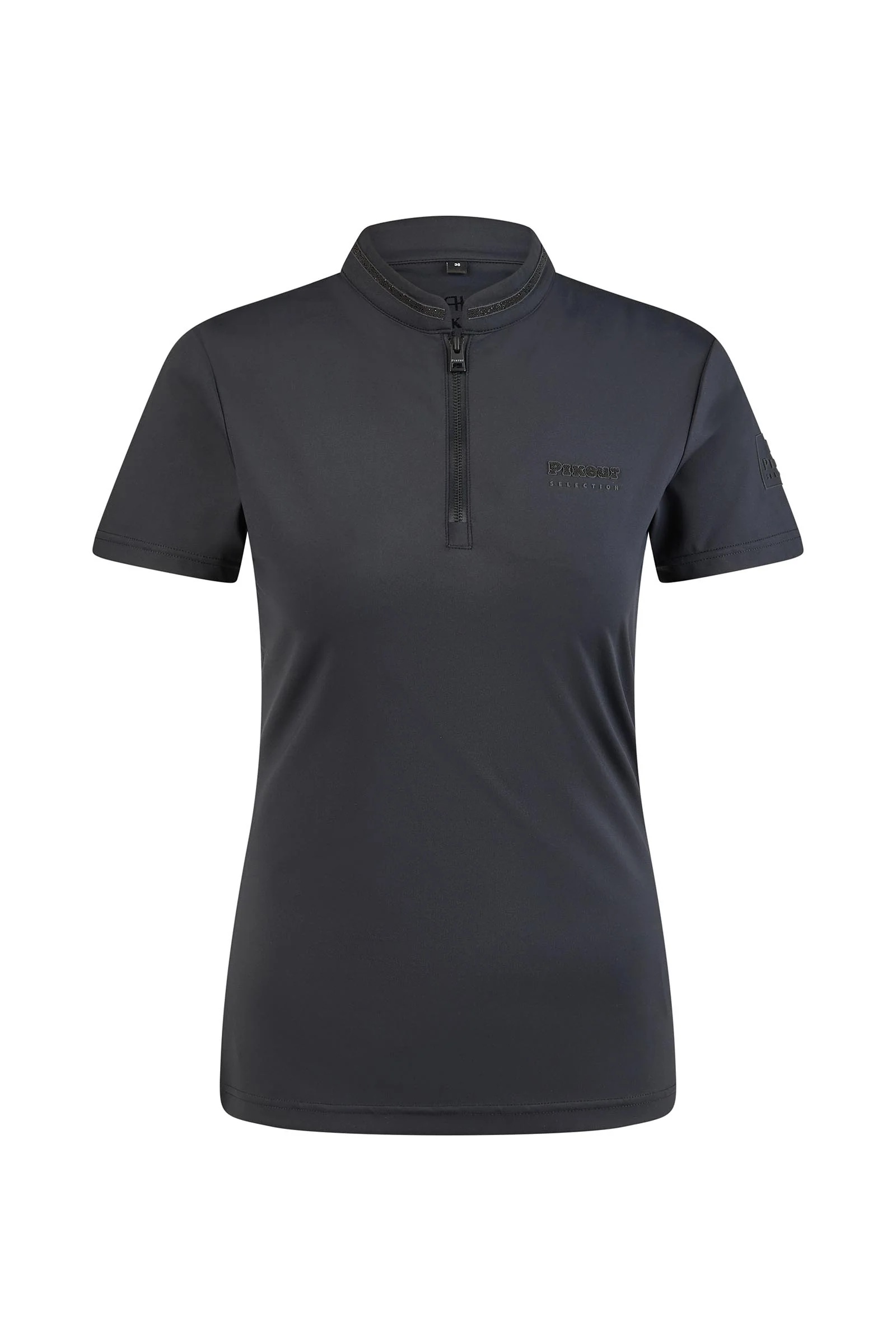 dame funksjonell zip-genser Black 36