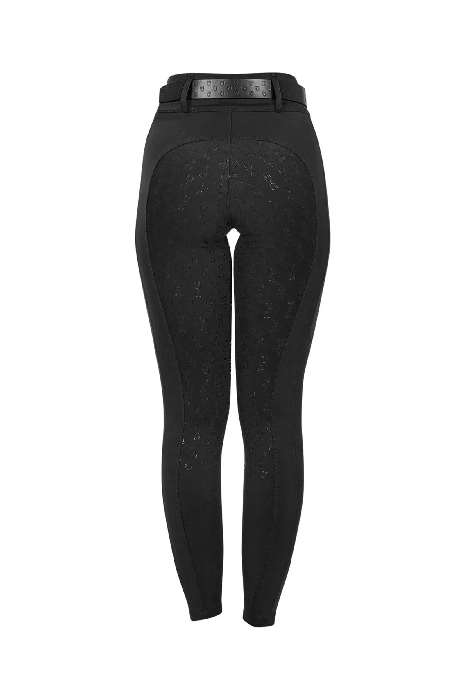 dame rideleggings high waist med full grip og beltehemper Black XS