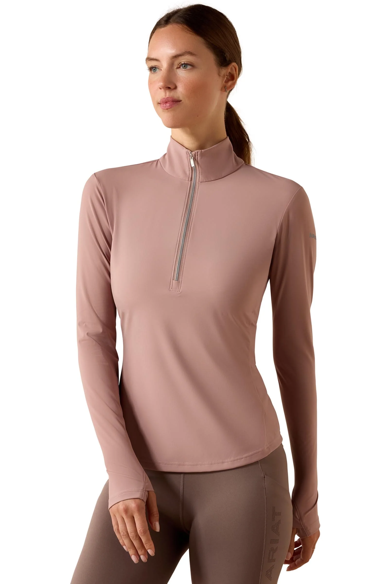 Dame SolVeil baselayer med 1/2 glidelås Antler XS