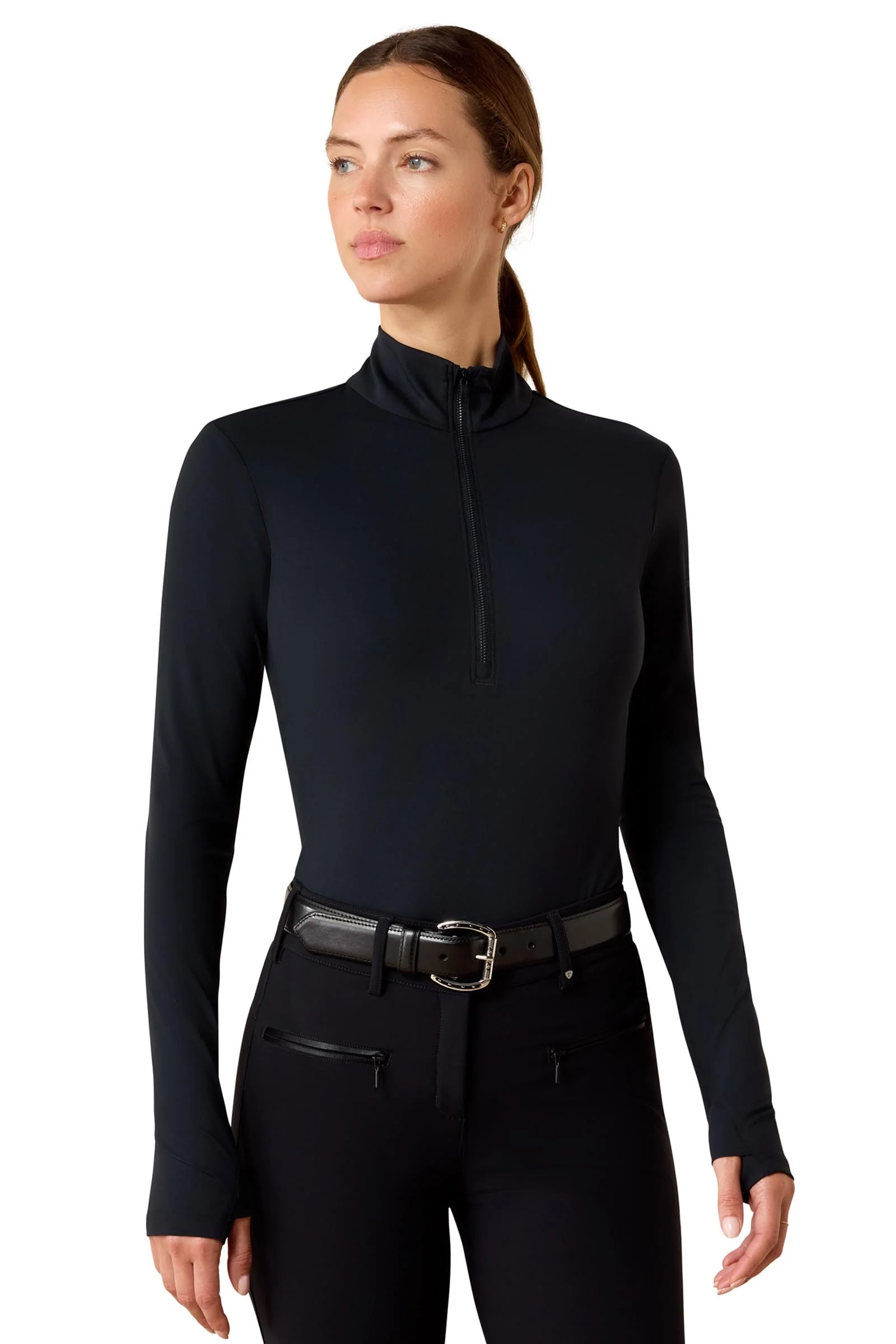Dame SolVeil baselayer langermet Black XS