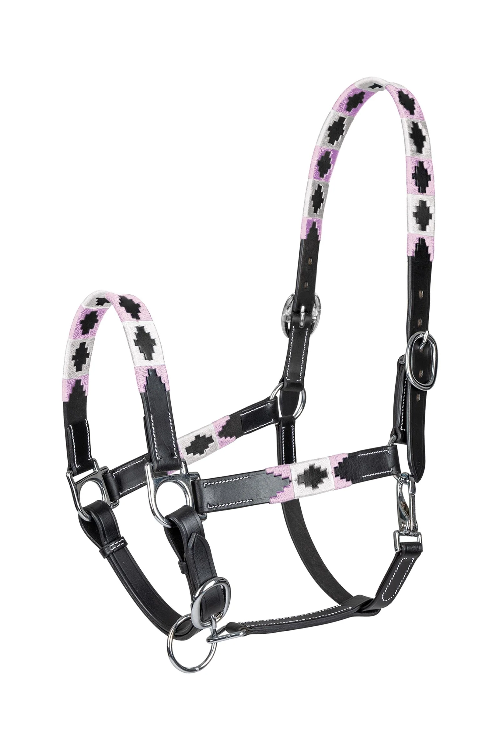 X-Line Polo lærgrime Black/Pink/Beige F