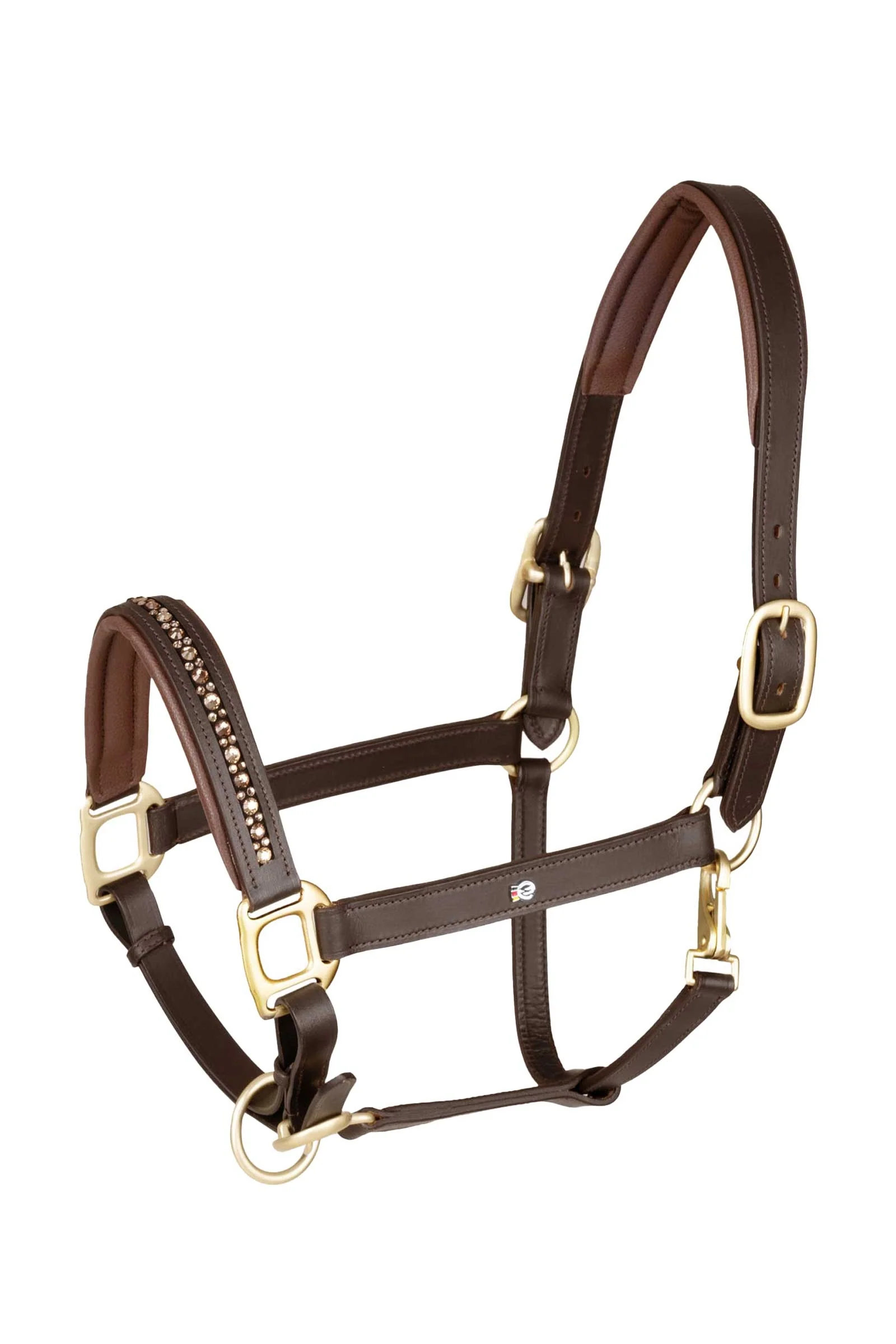 X-Line Crystal Lærgrime Brown/Gold P
