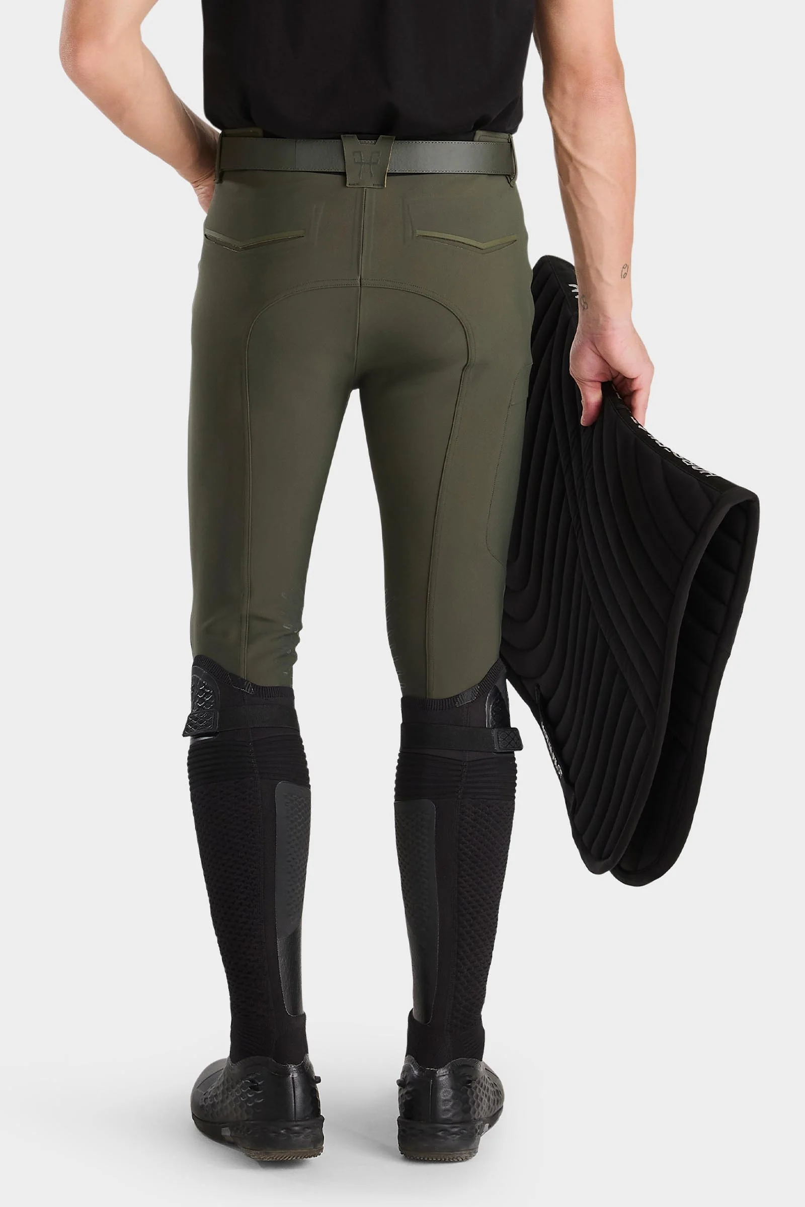 X-Performance Iconic Riding herre knegrep ridebukser Forest Night 42