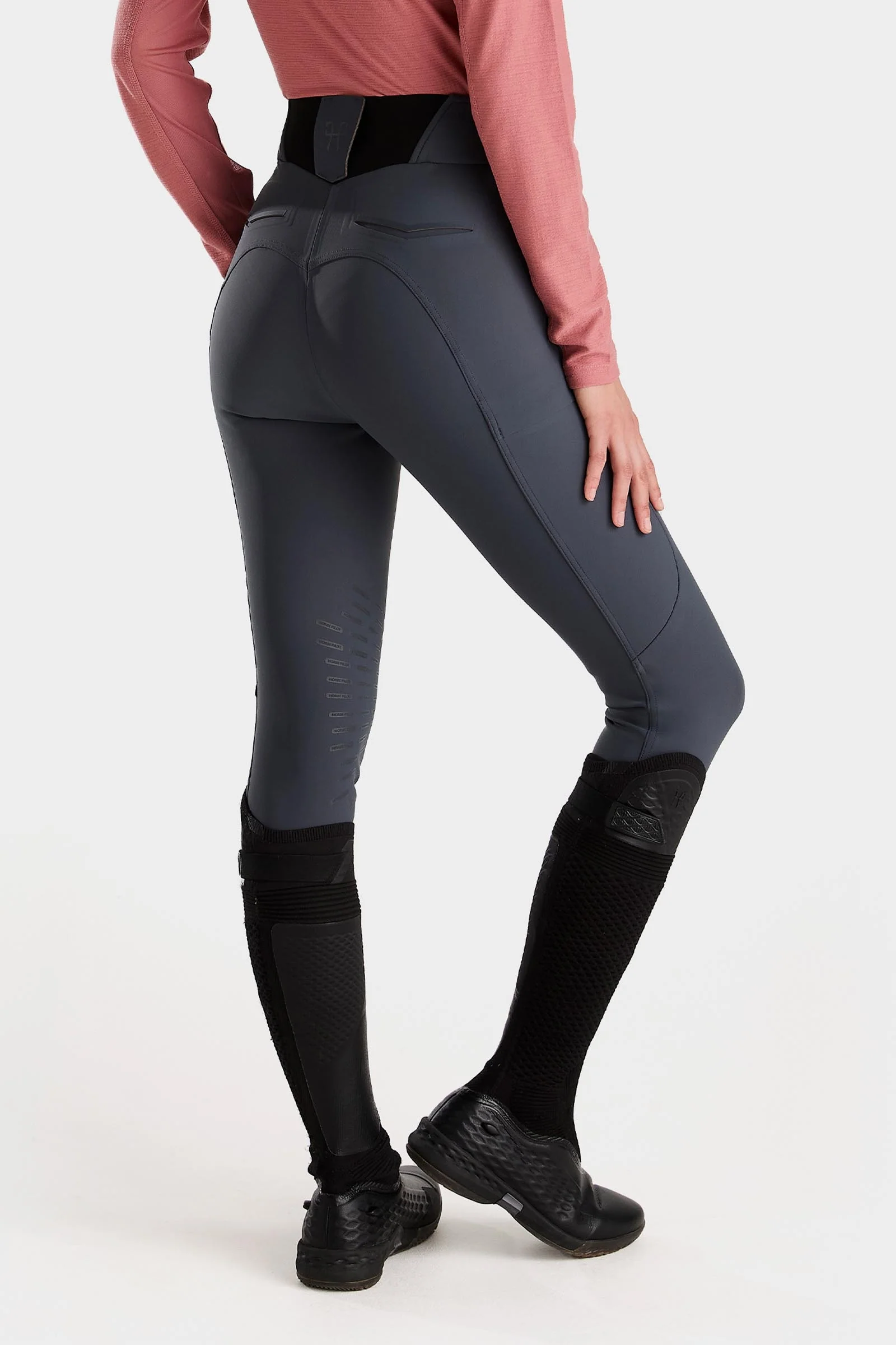 X-Performance Iconic Riding dameknægrebsridebukser Iron 38