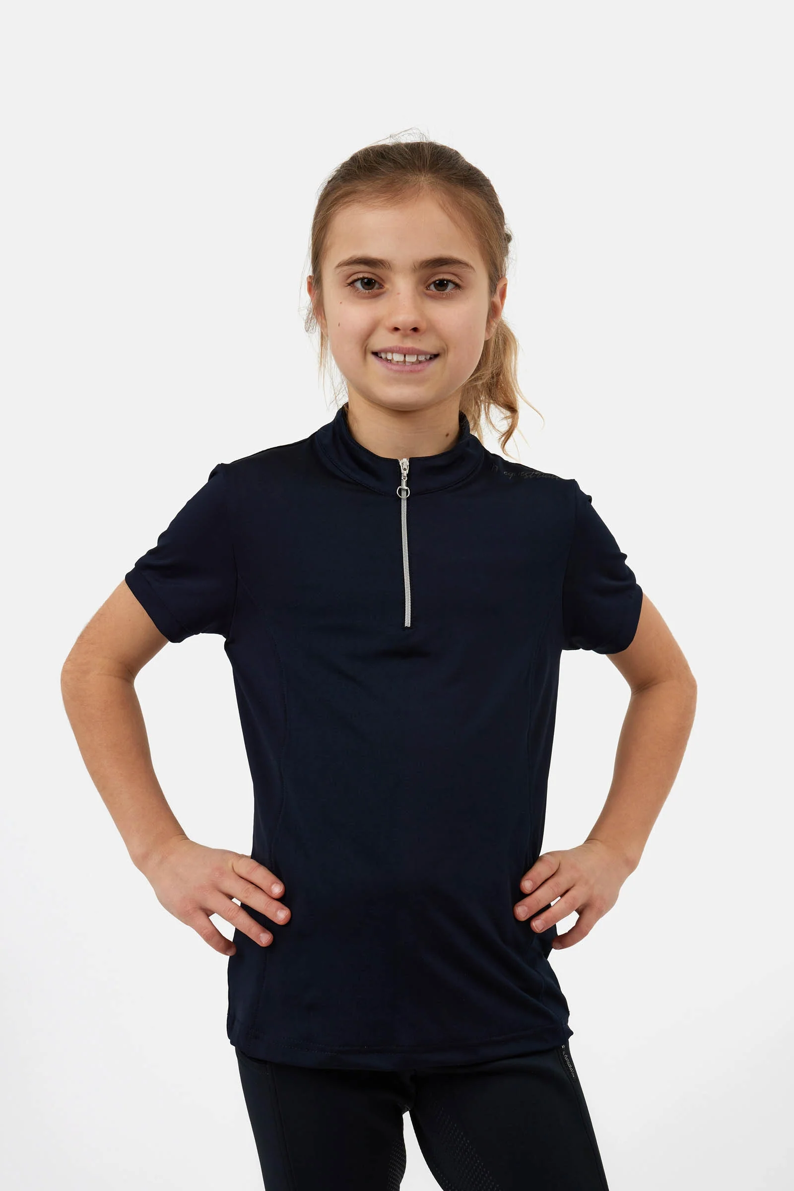 Young Rider Mina treningsskjorte Dark Navy 146-152