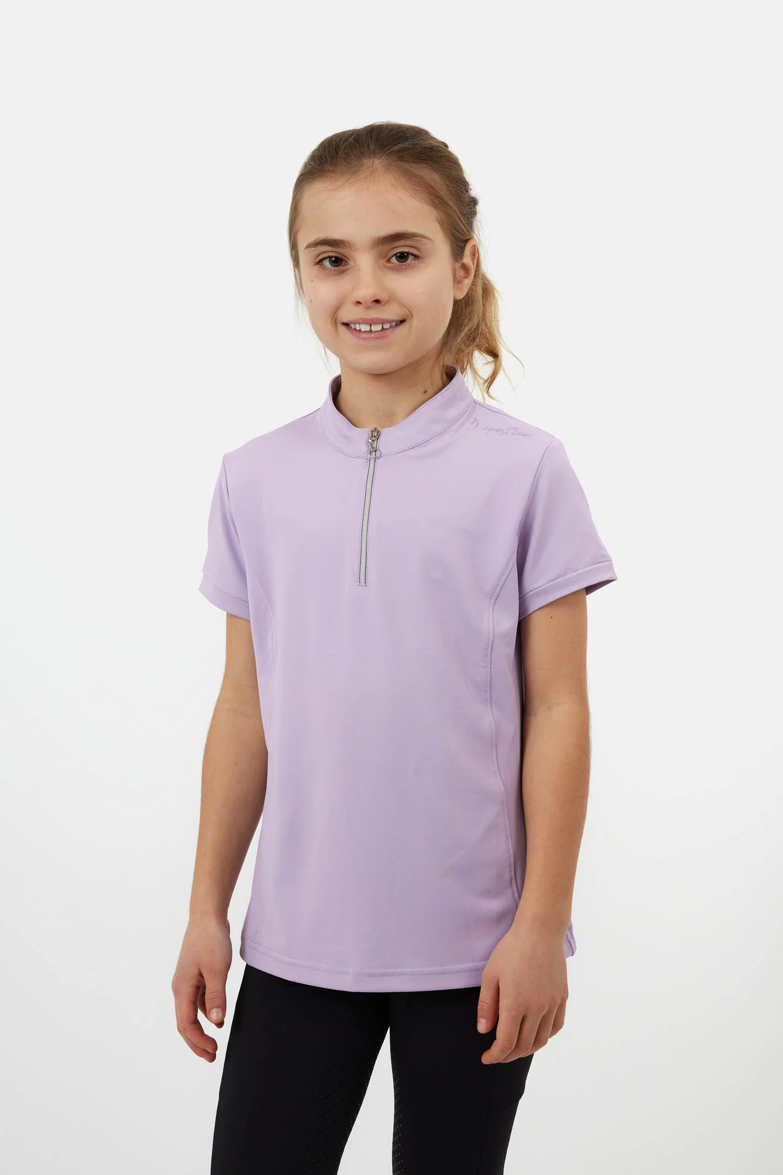 Young Rider Mina treningsskjorte Lavender Frost 146-152
