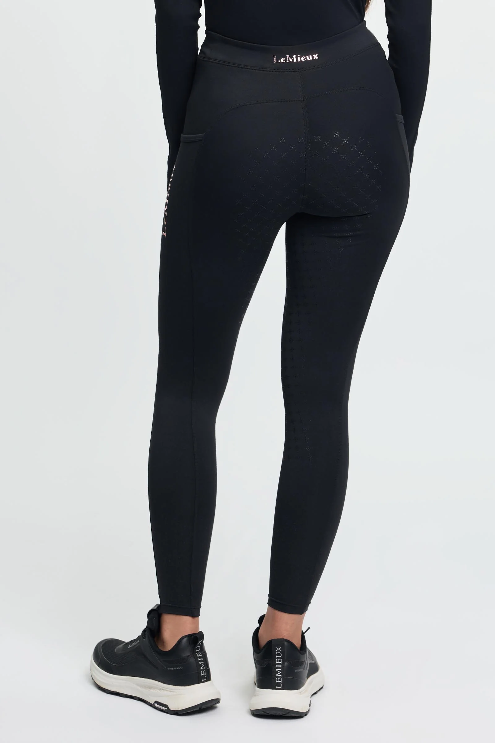Young Rider Sparkle Orla barn pull on ridebukser Black 134-140