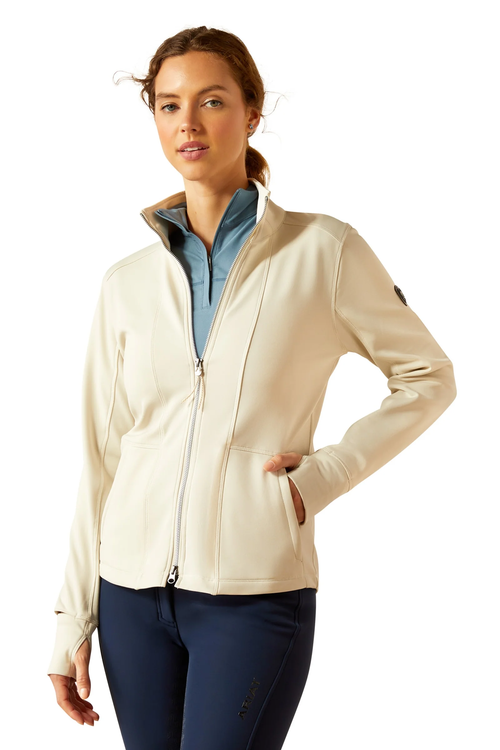 Zaphus Sweatshirt med glidelås Summer Sand XS